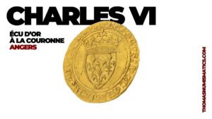Charles VI – Écu d’or à la Couronne – Angers-Couverture
