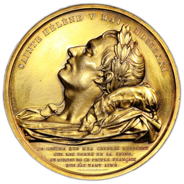 Médaille France - Napoléon Ier - Médaille en Vermeil-Avers