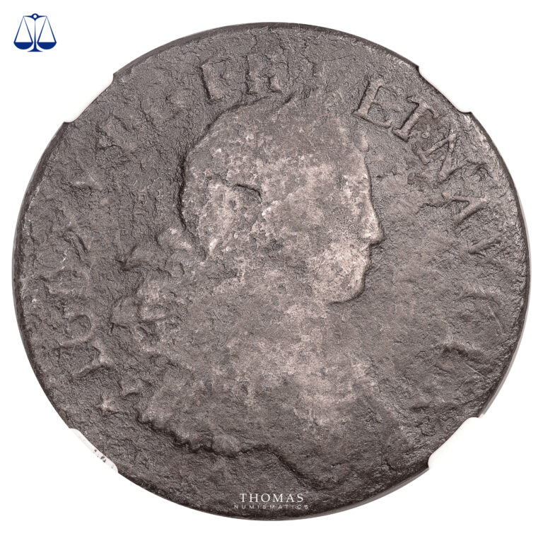 Monnaie France - Louis XVI - Écu aux 8L - Trésor Chameau - NGC Fine Details-Avers