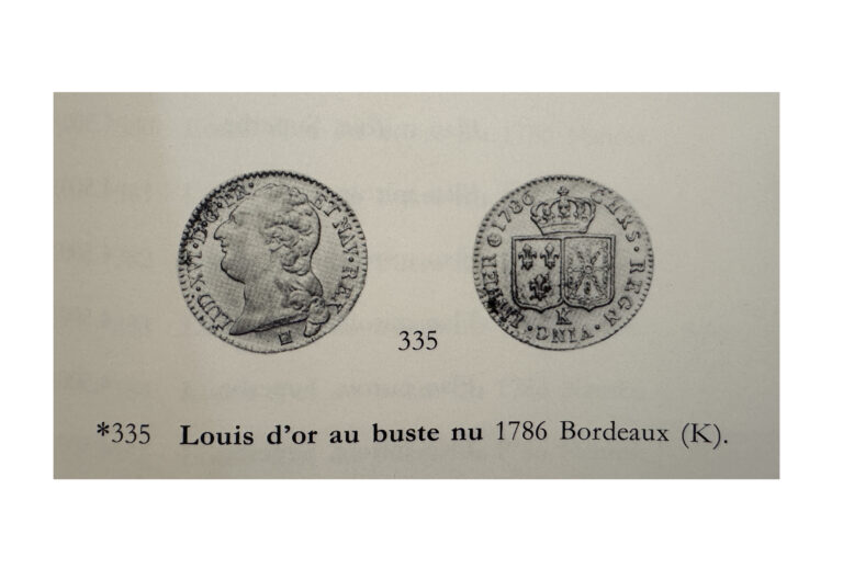 photo planche catalogue lot 335 trésor de vendée