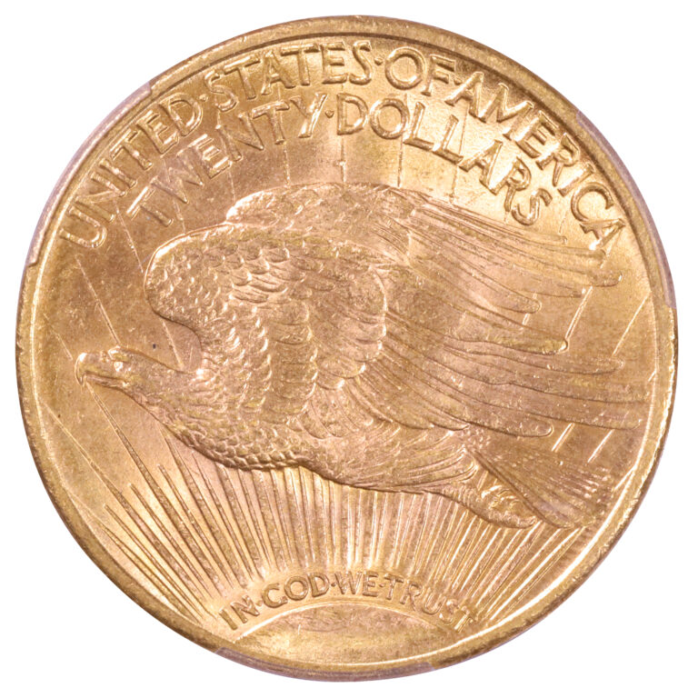 20 dollars 1909-8 PCGS MS 63 revers