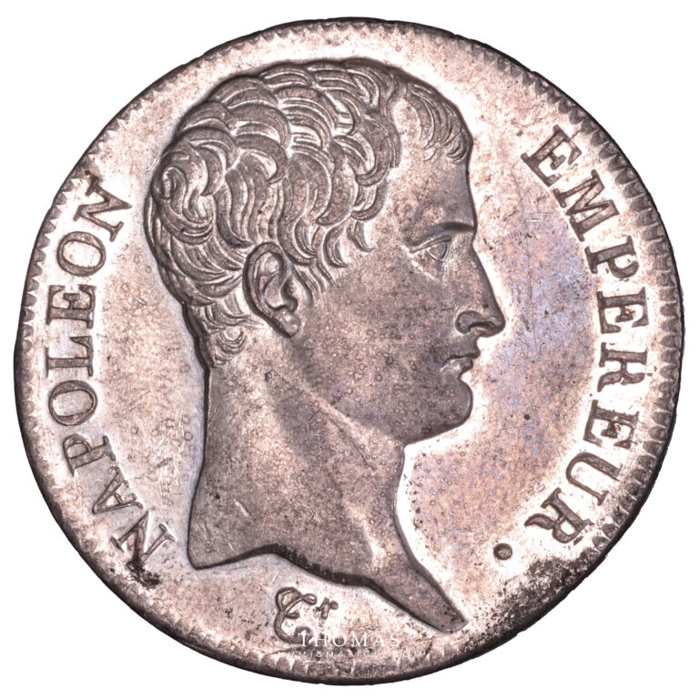 5 francs Napoleon III an 13 A - avers