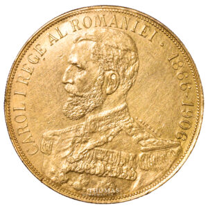 50 lei roumanie or avers