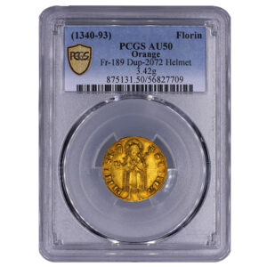 Gold florin or Orange - PCGS AU 50 - slab