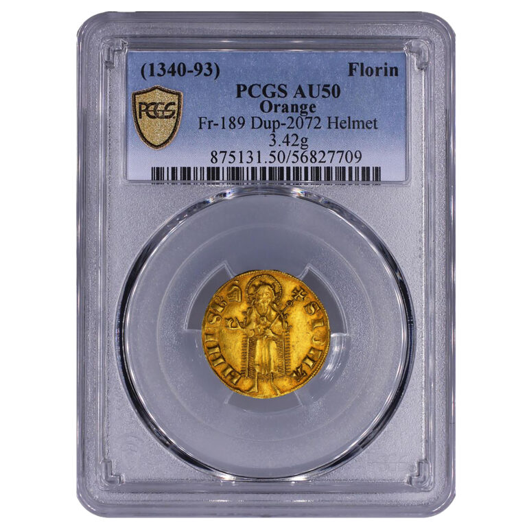 Gold florin or Orange - PCGS AU 50 - slab