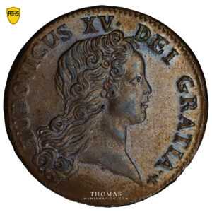 Louis XV - 1719 A - Sol au buste enfantin PCGS MS 63 BN - avers