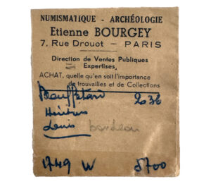 Louis XV - louis or bandeau 1749 W Trésor rue mouffetard certificat