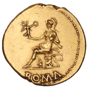 Monnaie - romaine-neron - aureus or revers