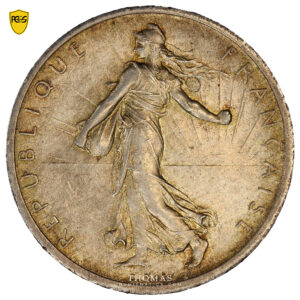 Coin - France - Pattern- Piefort de 1 franc 1898 semeuse - brillant planchet- PCGS SP 65 obverse