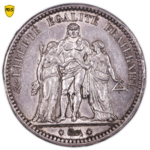 5 francs hercule camelinat PCGS MS 61 avers