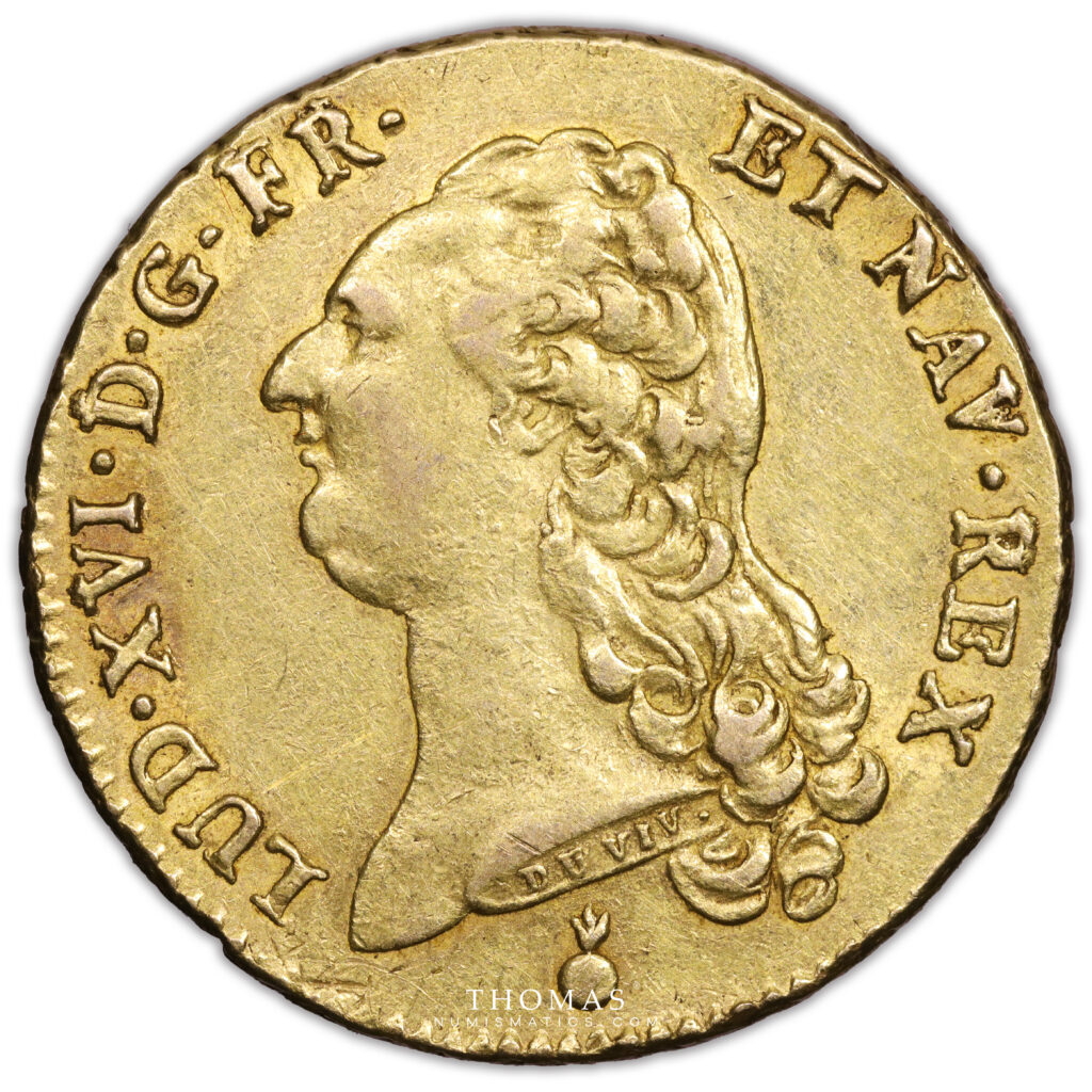 Gold - Double louis d'or à la tête nue 1788 AA Metz