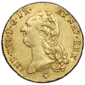 Double louis d'or à la tête nue 1788 AA Metz