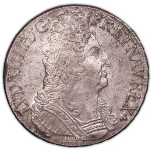 Ecu aux 3 couronnes 1713 E Tours avers