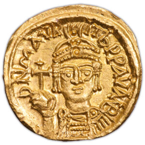 Maurice tibere - solidus or carthage avers