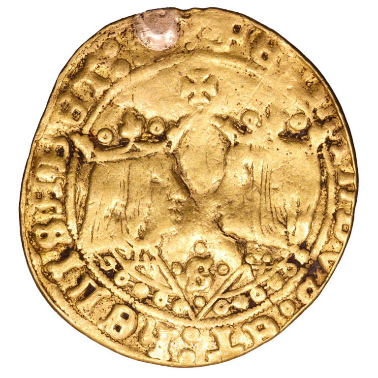 Monnaie - Espagne - Double Excellente or - Ferdinand V et Isabelle I - Séville avers