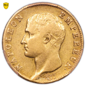 Napoléon I - 20 francs or AN 13 Q Perpignan PCGS XF 45 avers