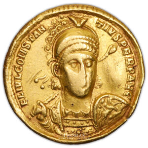 Constantius II - Gold Solidus - Antioch - 10th officina obverse