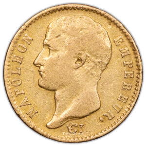 Gold - 20 francs or - 1807 M Toulouse - 5248 examples obverse