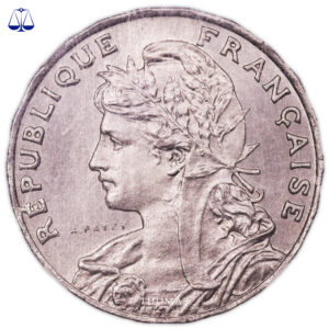 25 centimes patey 1908 NGC MS 67 avers