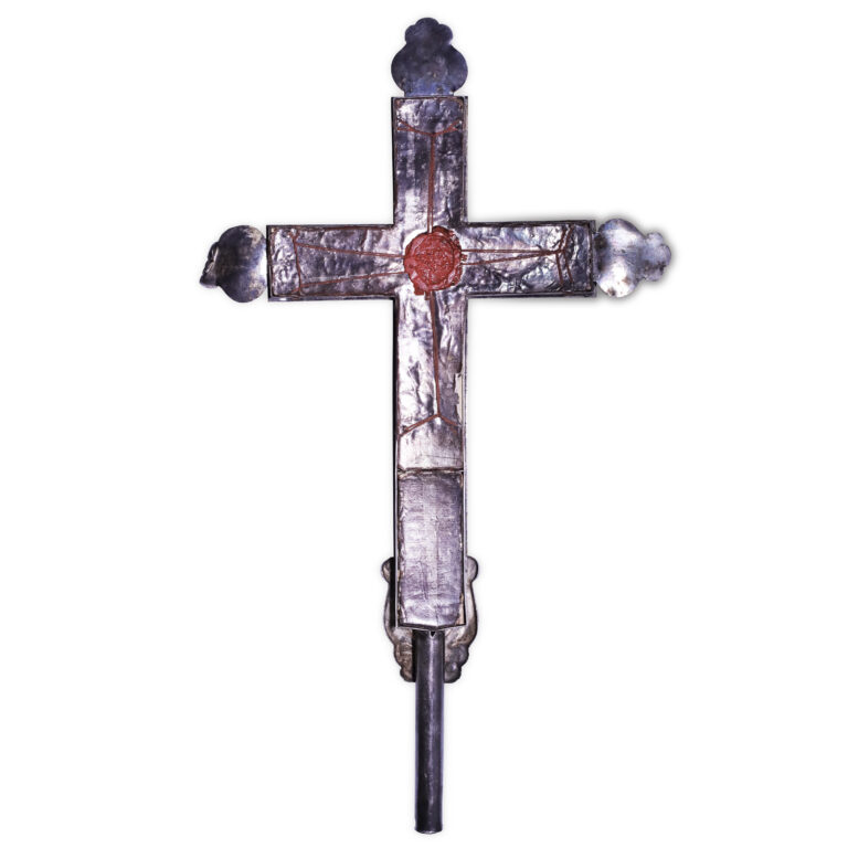 Savoie – Processional reliquary cross – Silver – 19th century – Holy Thorn – Maurice Guillot -2