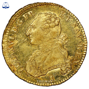 Monnaie France - Louis XVI - Double Louis d'or au buste habillé - 1779 T Nantes - NGC MS 64 obverse