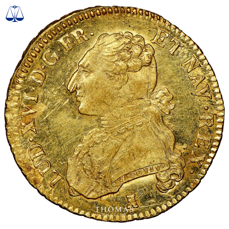 Monnaie France - Louis XVI - Double Louis d'or au buste habillé - 1779 T Nantes - NGC MS 64 obverse