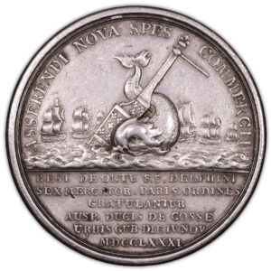 Medaille Louis XVI - 1781 Duvivier naissance dauphin revers