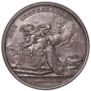 Medaille Louis XVI sacre reims revers