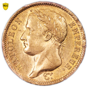 Napoleon I - 40 francs or 1812 W Lille PCGS AU 58