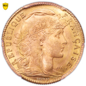 10 francs or coq PCGS MS 65 - 1912 avers
