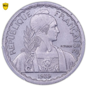 20 centimes 1939 -INDO.CHI.avers PCGS SP 66