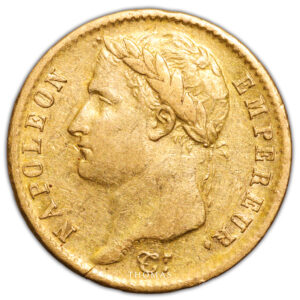 Coin France - Napoleon I - Gold - 20 francs or 1808 M Toulouse - 22 147 examples obverse
