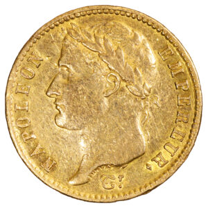 Gold - 20 francs or napoleon I 1809 M toulouse obverse