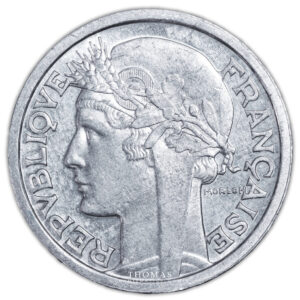 Epreuve 2 francs morlon 1941 - aluminium avers