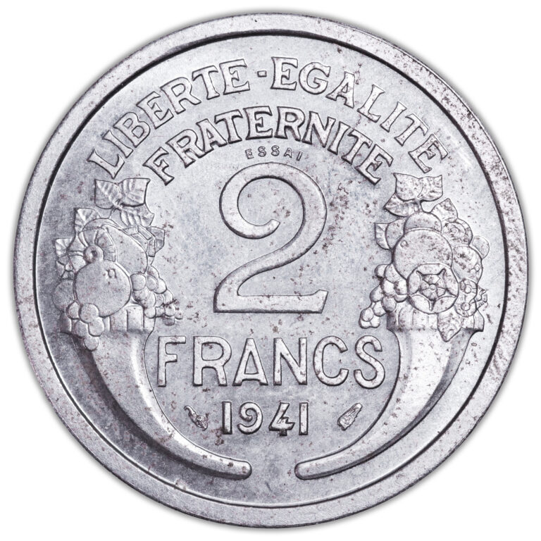 Essai 2 francs morlon 1941 - Fer revers
