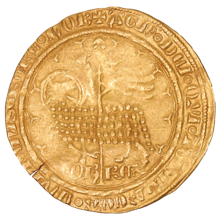 Coin France - Jean II Le Bon - Gold - Mouton d'or obverse