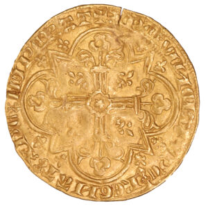 Coin France - Jean II Le Bon - Gold - Mouton d'or reverse