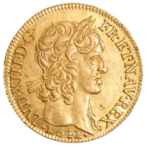 Louis XIII Louis or meche courte 1641 A Paris - avers