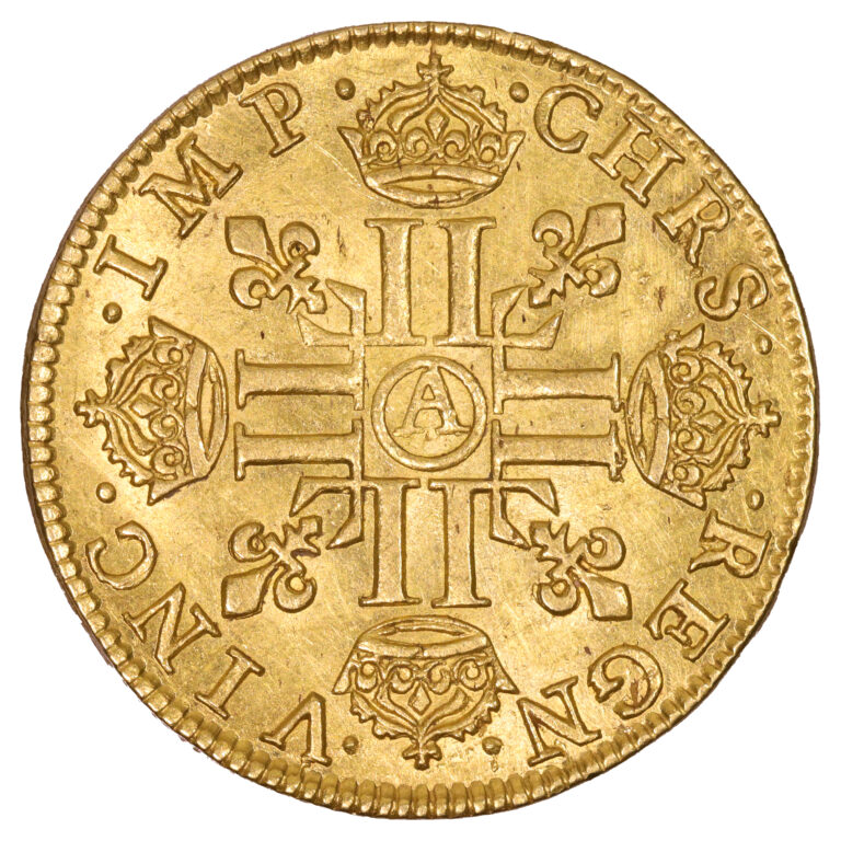 Coin France - Louis XIII - Gold Louis d'or à la mèche courte - 1641 A Paris reverse