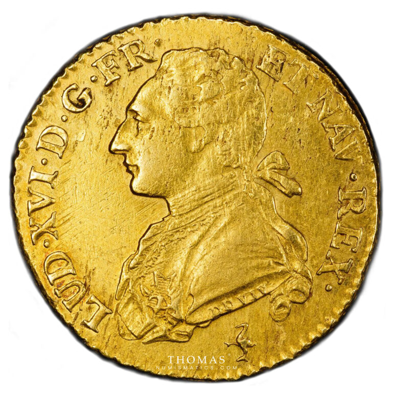 Louis XV louis or buste habille 1775 A