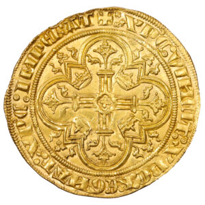 Coin France - Philippe VI - Gold - Double d'or reverse