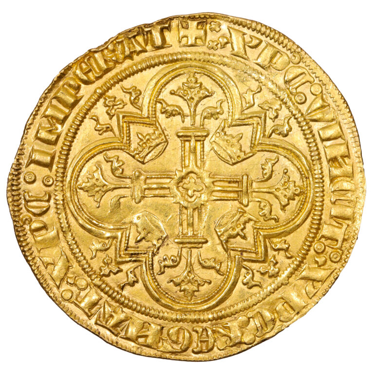 Coin France - Philippe VI - Gold - Double d'or reverse