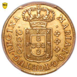 BRAZIL.2000.REIS.1787.PCGS.AU.55.AVERS