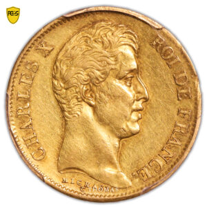 Charles X - 40 francs or 1830 MA - Marseille avers