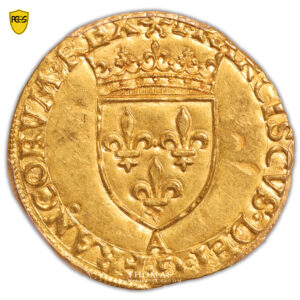 Francois Ier - Ecu d'or au soleil PCGS AU 58 avers