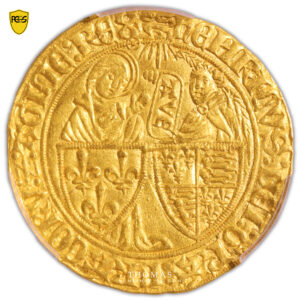 Henry VI - salut or PCGS AU 58 avers
