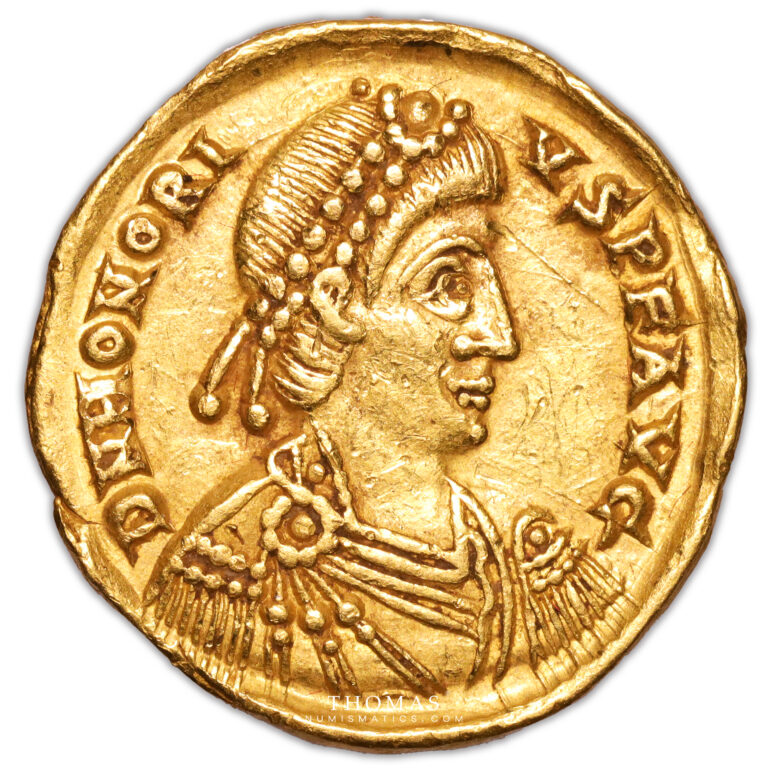 honorius solidus or ravenne avers