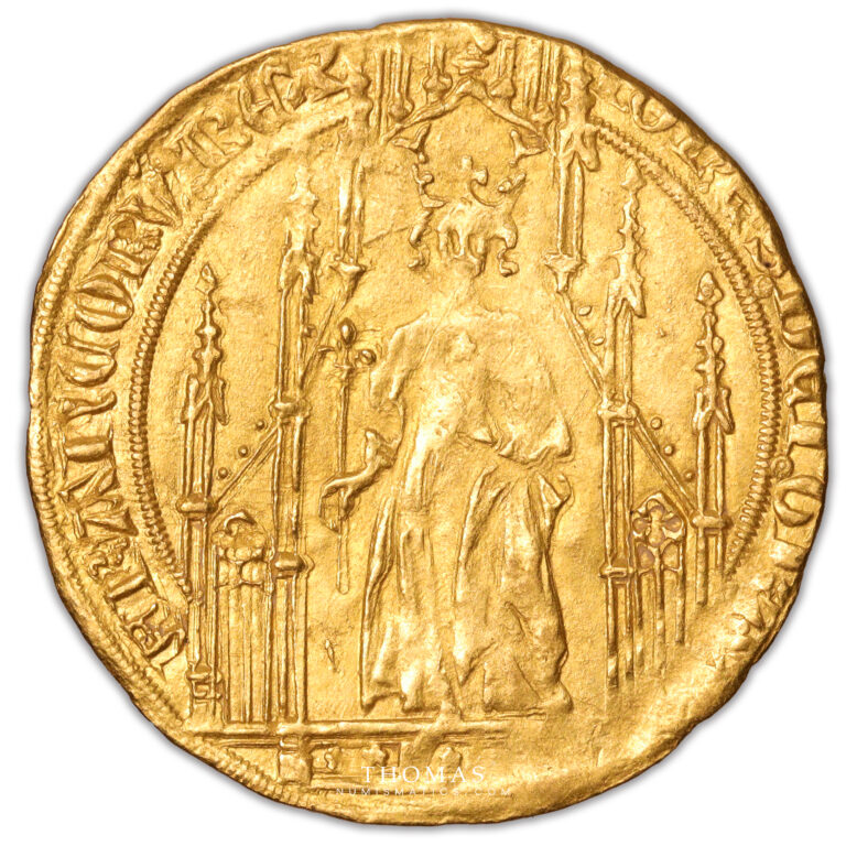 gold - royal dor jean II le bon obverse
