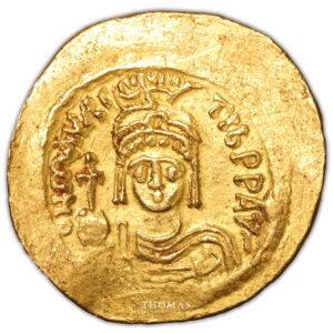 solidus or maurice tibere avers