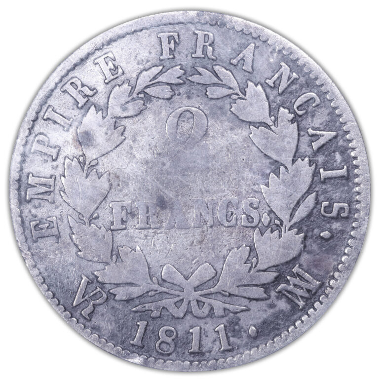 2 francs napoleon I - 1811 Marseille revers